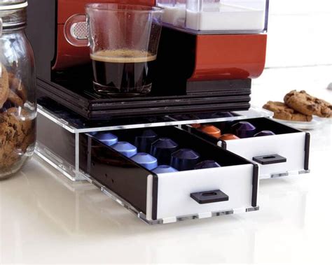 nespresso pod organizer|Capsule Drawer 